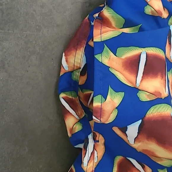 RALPH LAUREN POLO SPORT TROPICAL FISH PRINT SWIM SHORTS - Picture 9 of 13